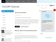 Tablet Screenshot of erpchannel.com